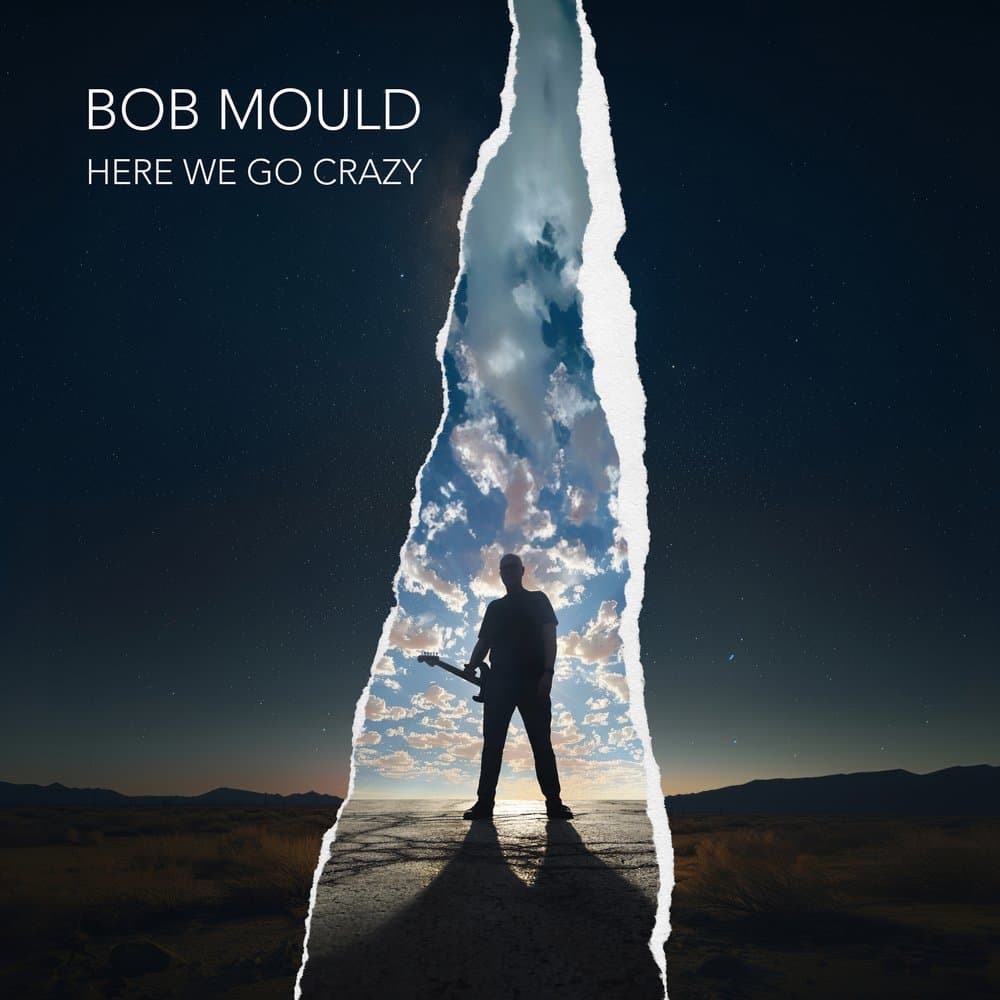 Here We Go Crazy by Bob Mould album cover art - Indie Rock, 90s Alt Rock, Guitar Pop