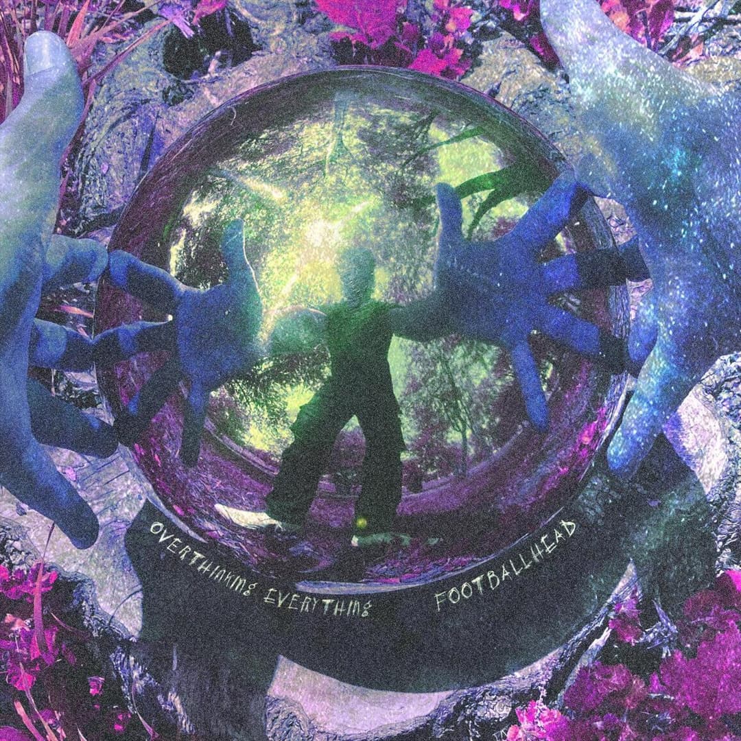 Overthinking Everything by Footballhead album cover art - Pop Punk, 90s Alt Rock, Emo