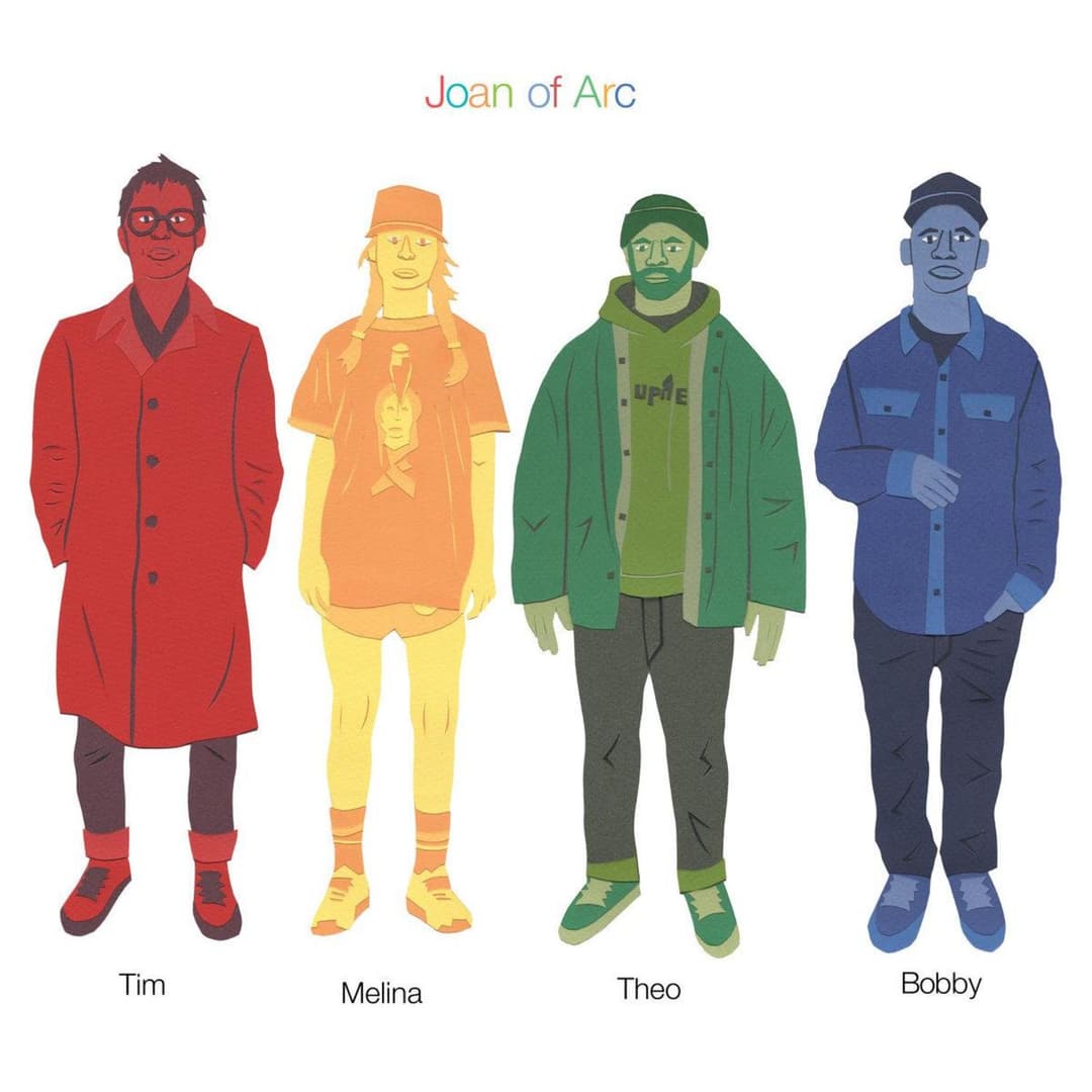 Tim Melina Theo Bobby by Joan of Arc album cover art