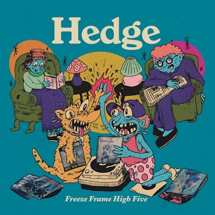 Freeze Frame High Five by Hedge album cover art - Power Pop, Indie Rock, Pop Punk, Alt Rock