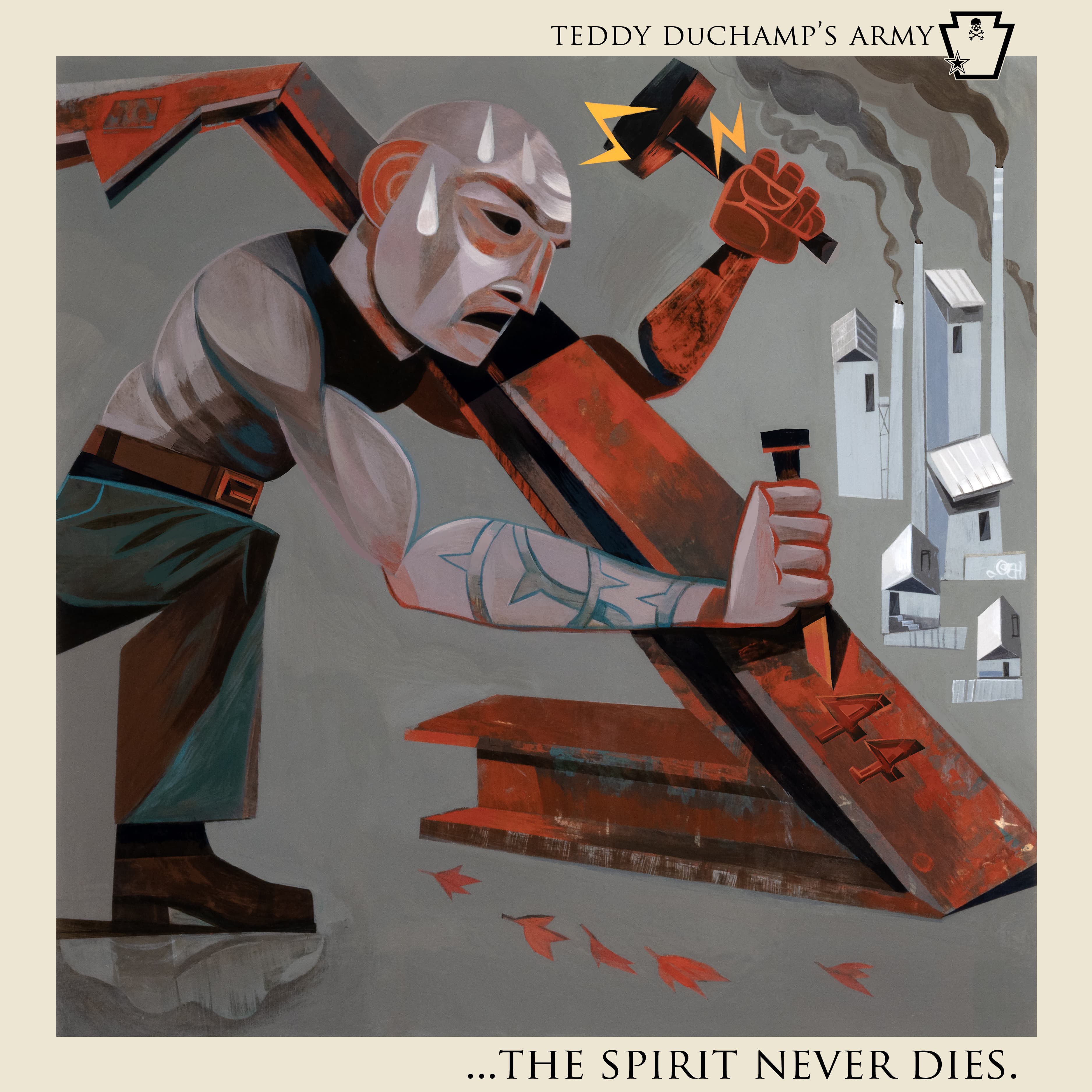 Teddy DuChamp's Army Announce ...The Spirit Never Dies., Share First Single “Throwing Rocks”